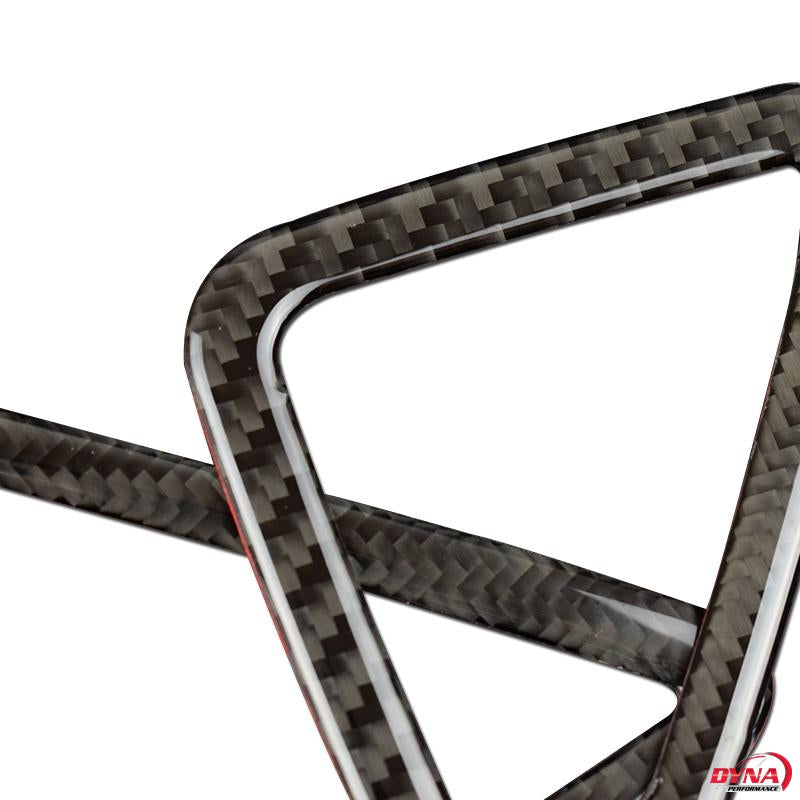 DynaCarbon™️ 2PCS Carbon Fiber AC Outlet Vent Trim Overlay for BMW X5 F15 2014-2017