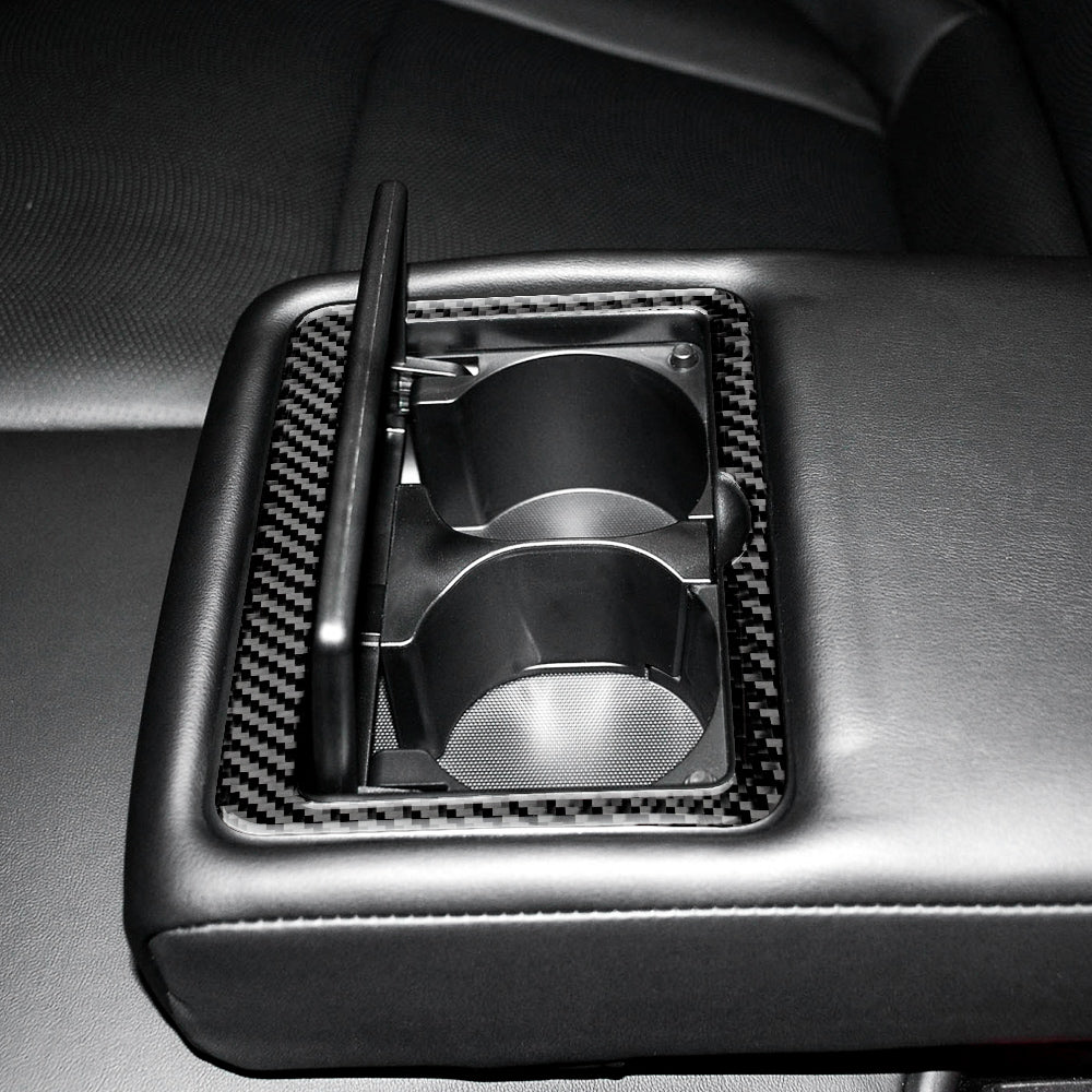 DynaCarbon™ Rear Cup Holder Trim for Infiniti Q50 2013-2022