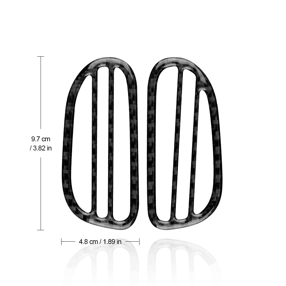 DynaCarbon™ Carbon Fiber Defogger Vents Trim for Corvette C6 2005-2007