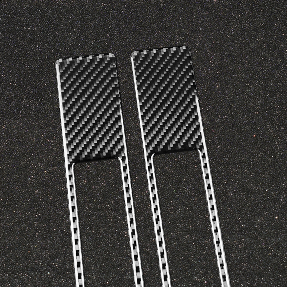 DynaCarbon™️ 2 PCS Carbon Fiber Inner Door Sills Trim For Ford Mustang 2005-2009