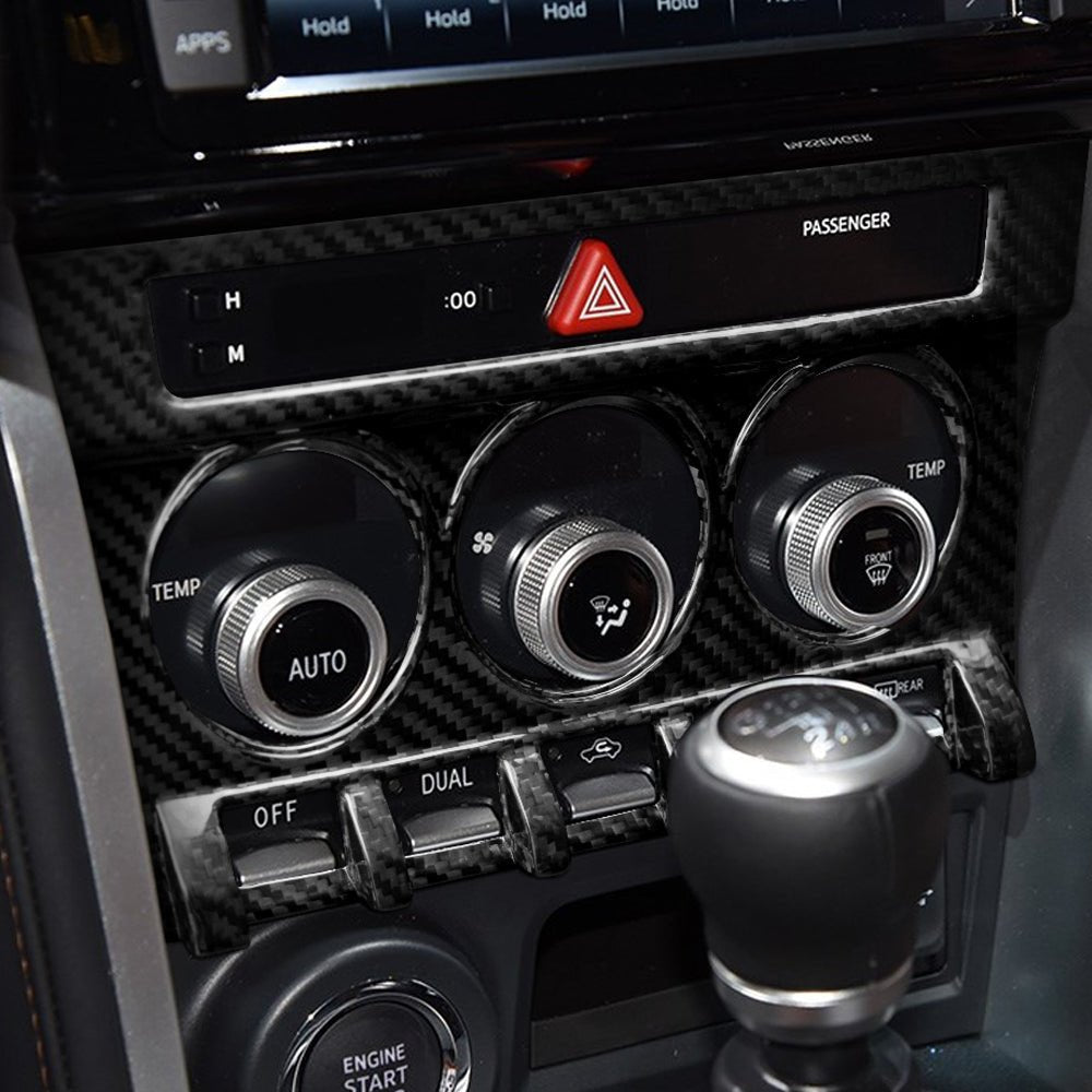 DynaCarbon™️ Central Control Multimedia Panel Cover for Subaru BRZ / Toyota 86 2013-2020