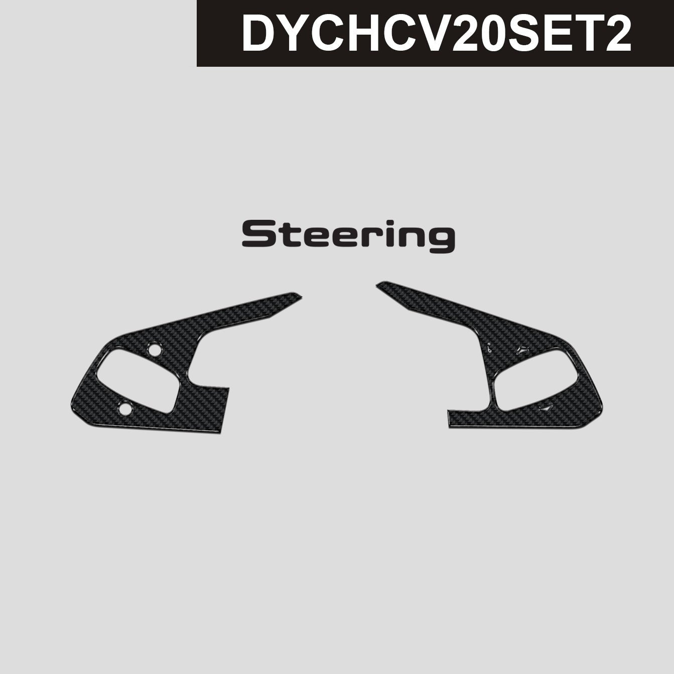 DynaCarbon™️ Carbon Steering Controls for Chevrolet Corvette 2020-2023