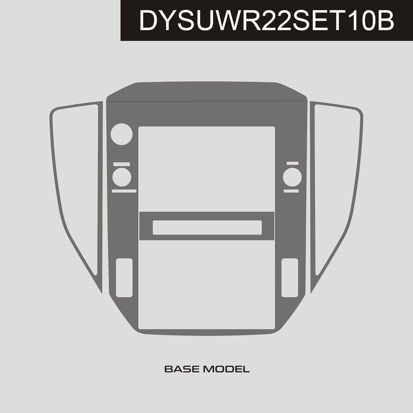DynaCarbon™️ Carbon Infotainment Trims for Subaru WRX 2022-2024