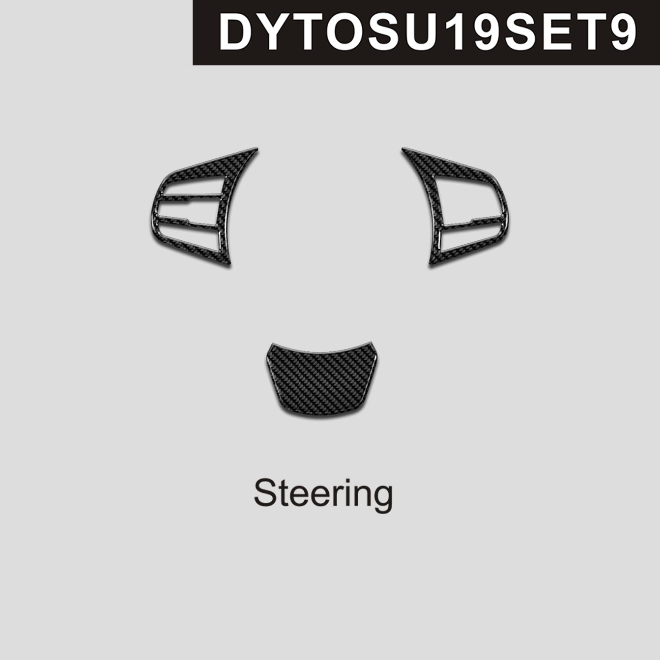 DynaCarbon™️ Carbon Fiber Steering Control Trim for Toyota Supra 2019-2023