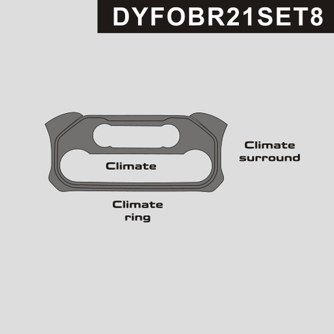 DynaCarbon™️ Carbon Climate Control for Ford Bronco 2021-2024