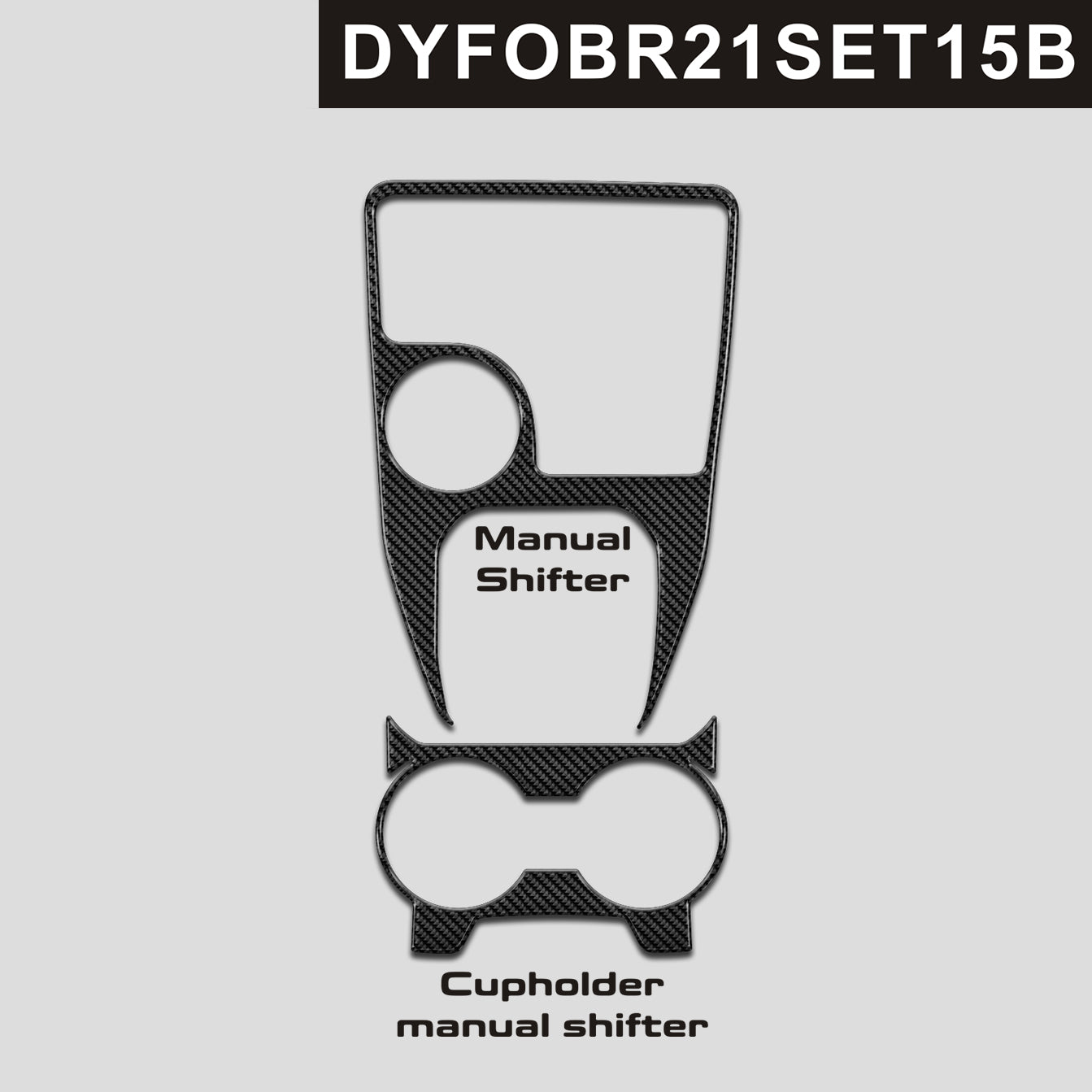 DynaCarbon™️ Carbon Fiber Shifter Console for Ford Bronco 2021-2024