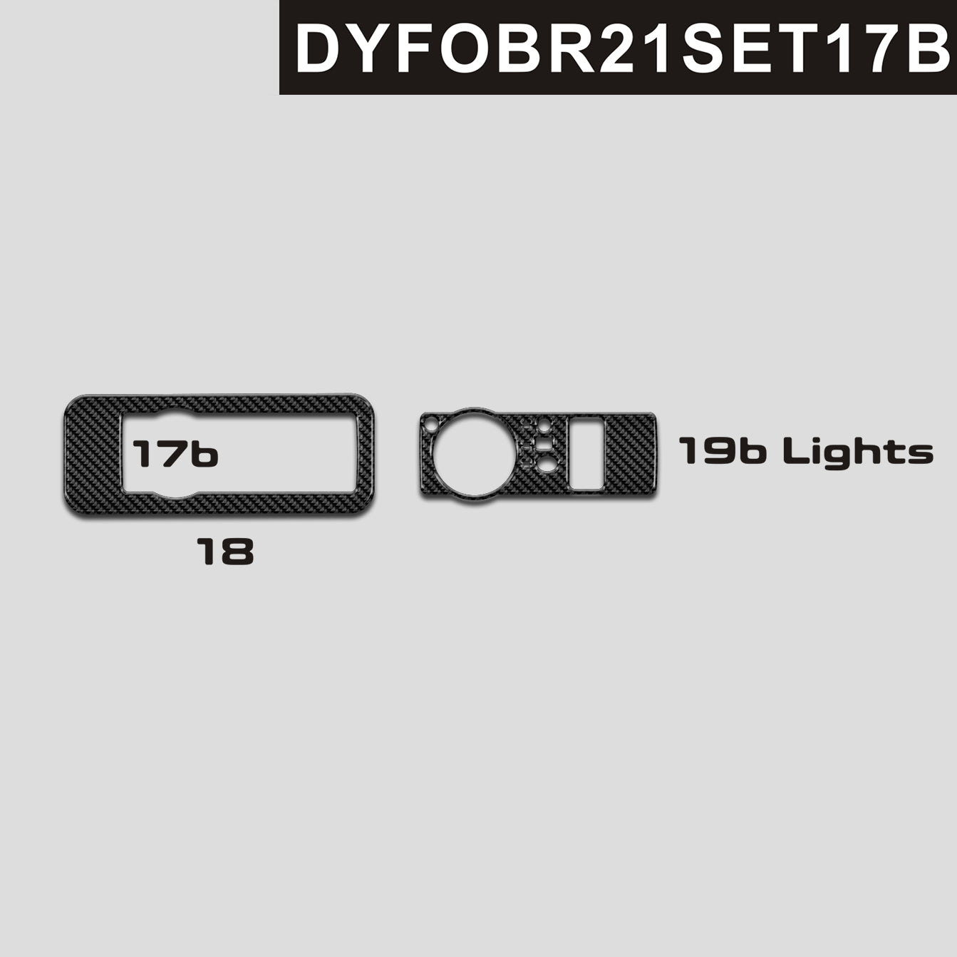 DynaCarbon™️ Carbon Light Control on Mirrors for Ford Bronco 2021-2024