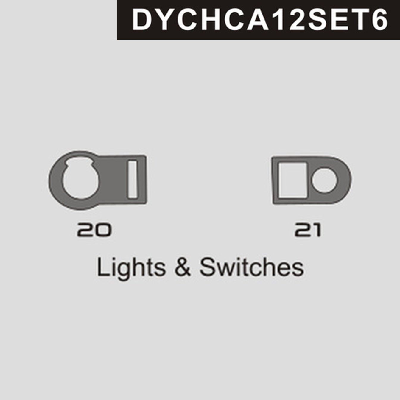 DynaCarbon™️ Carbon Light Controls and Right Side Switches Trim for Chevrolet Camaro 2012-2015