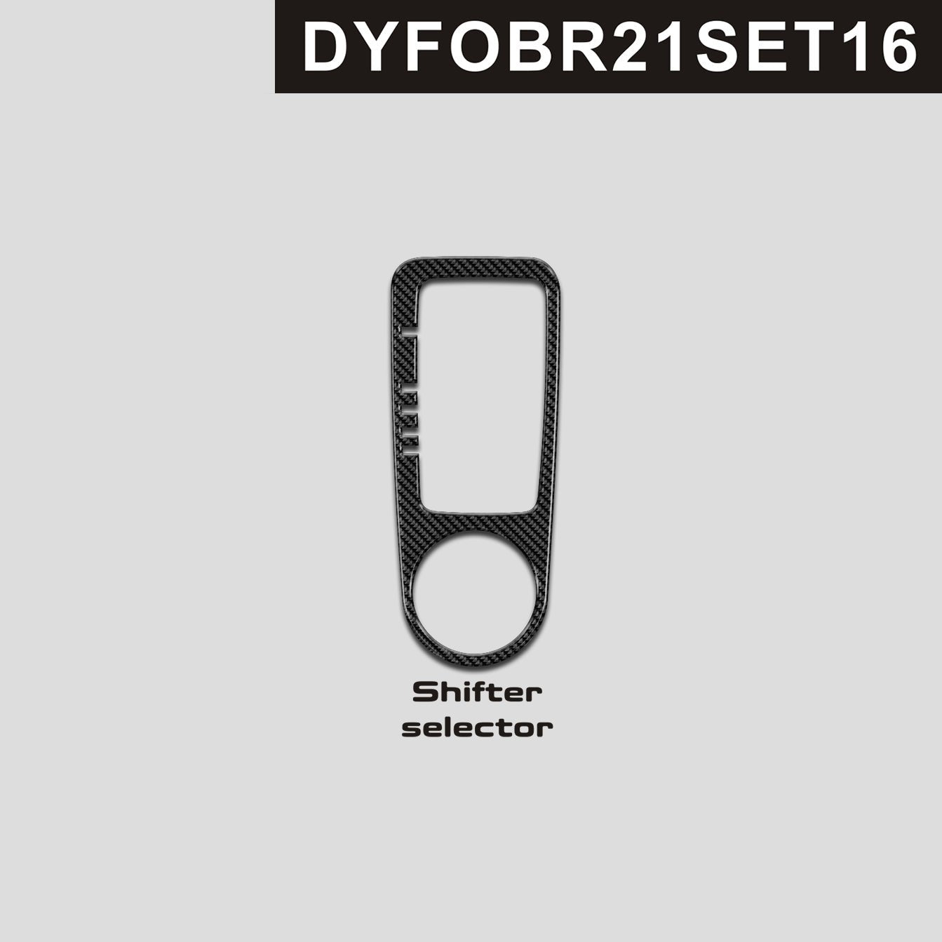 DynaCarbon™️ Carbon Auto Shifter Selector for Ford Bronco 2021-2024