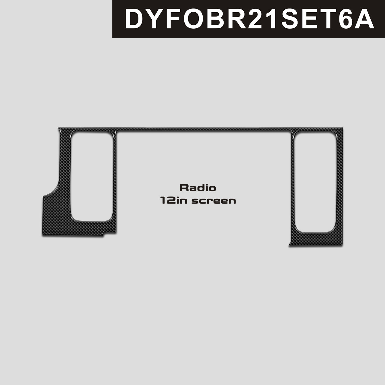 DynaCarbon™️ Carbon Multimedia Screen for Ford Bronco 2021-2024