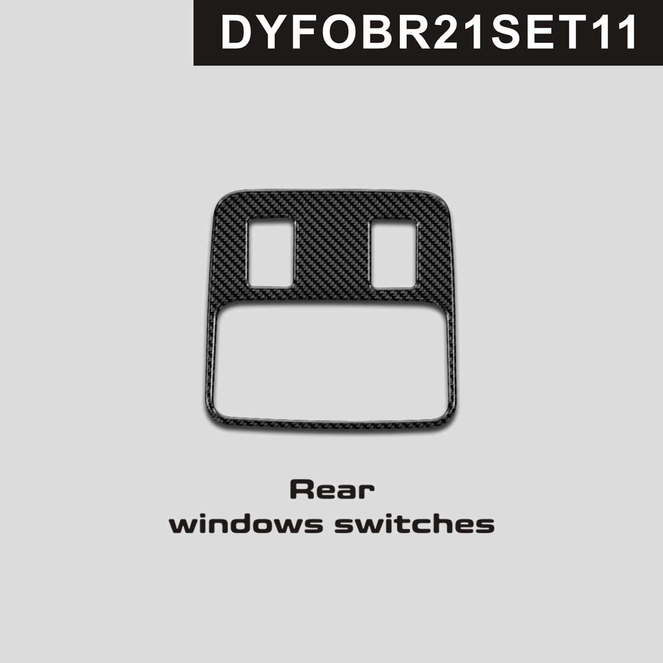 DynaCarbon™️ Carbon Rear Console for Ford Bronco 2021-2024