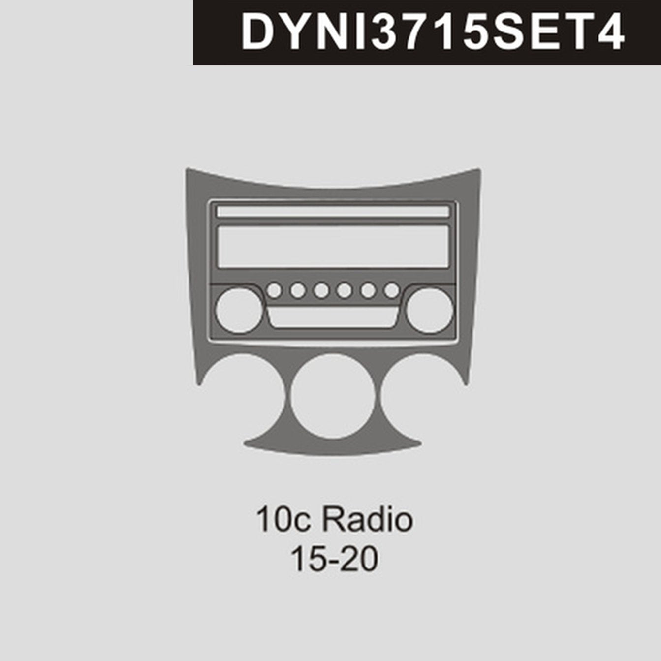 DynaCarbon™ Radio Trim for Nissan 370Z 2015-2020