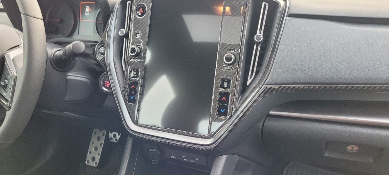 DynaCarbon™️ Carbon Start Button Dash Trim for Subaru WRX 2022-2023