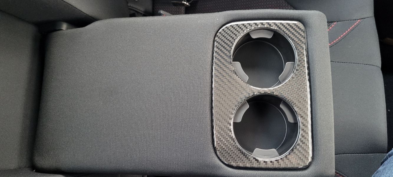 DynaCarbon™️ Carbon Rear Cupholder for Subaru WRX 2022-2024