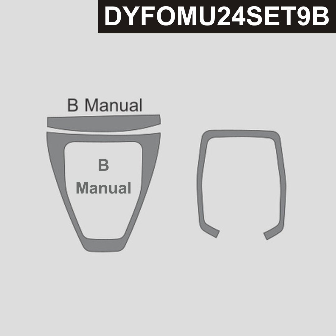 DynaCarbon™ Carbon LHD Shifter Plate for Ford Mustang 2024-2026