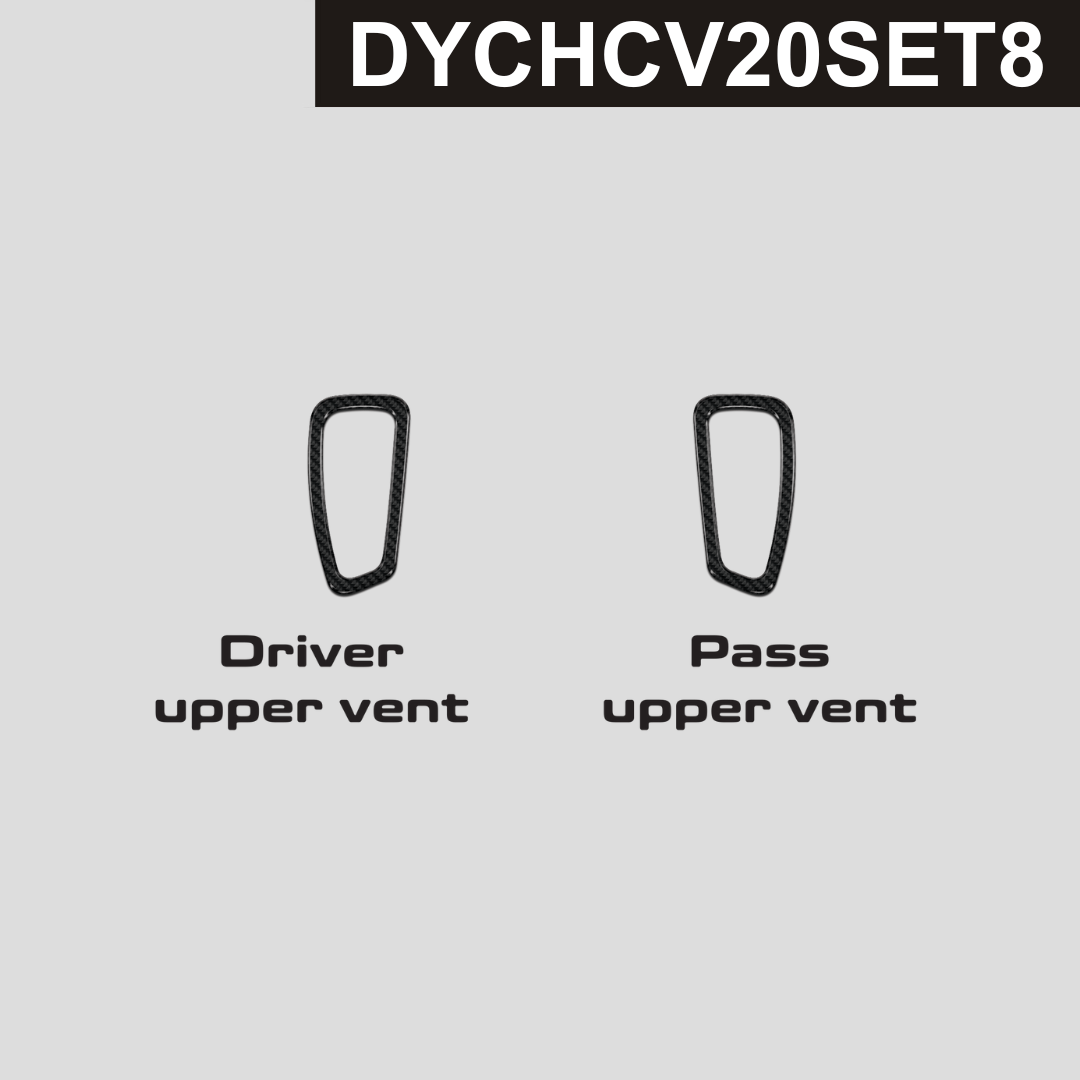 DynaCarbon™️ Carbon Upper Vents for Chevrolet Corvette 2020-2025