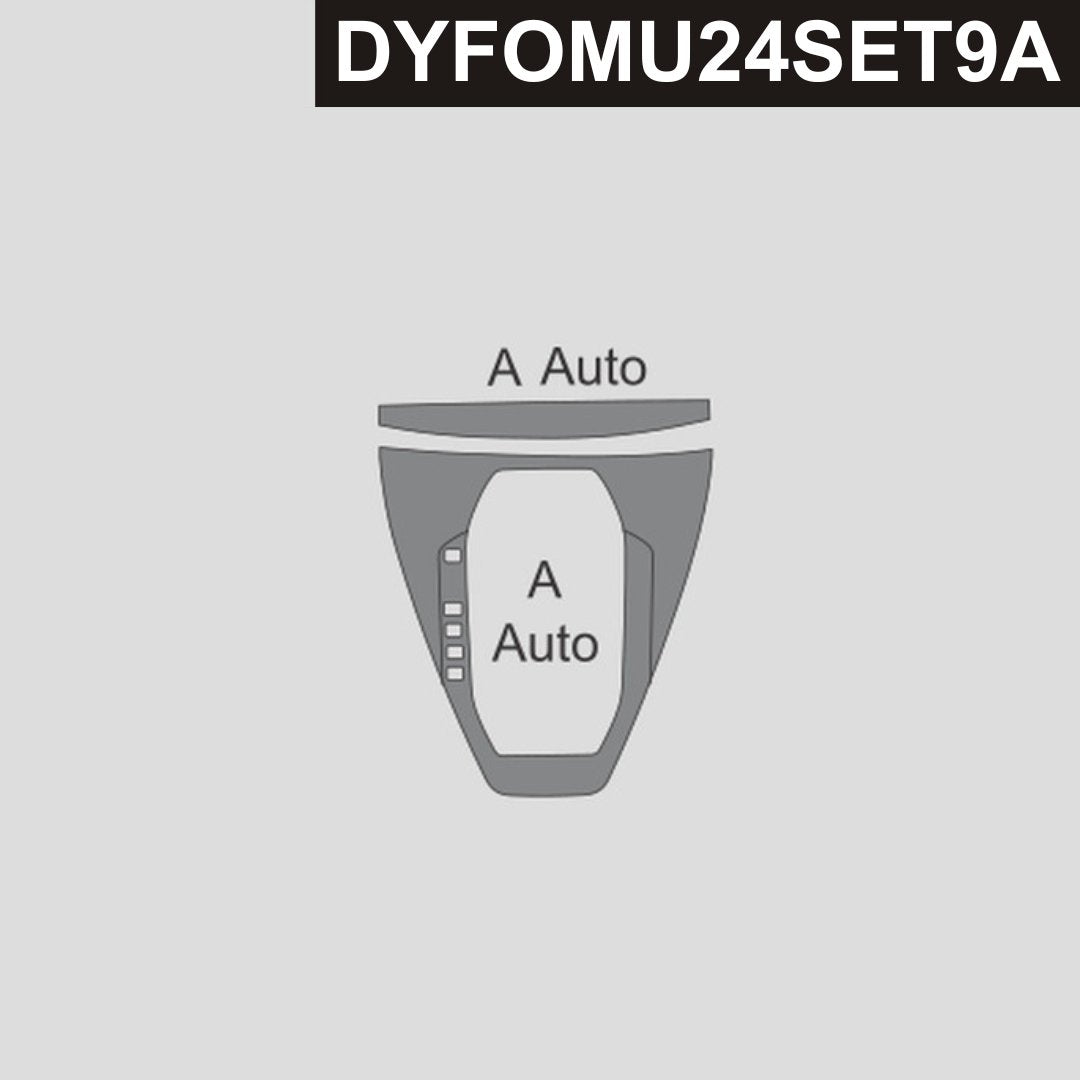 DynaCarbon™ Carbon LHD Shifter Plate for Ford Mustang 2024-2026