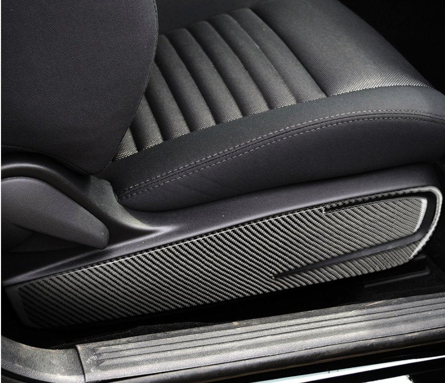 DynaCarbon™️ 2pcs Carbon Fiber Seat Side Panel Cover for Dodge Challenger 2015-2023