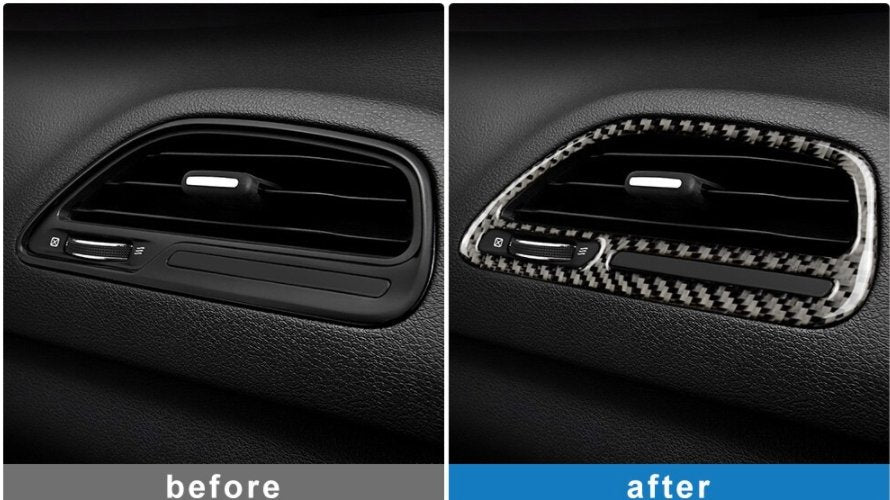 DynaCarbon™️ Carbon Fiber Passenger Air Vent for Dodge Challenger 2015-2023