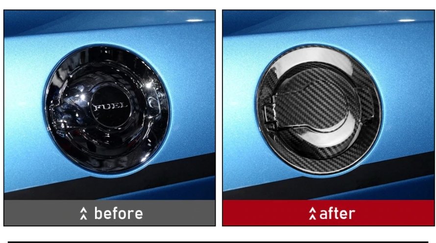 DynaCarbon™️ Hard Carbon Fiber Fuel Gas Cap Cover for Dodge Challenger SRT 2008-2020