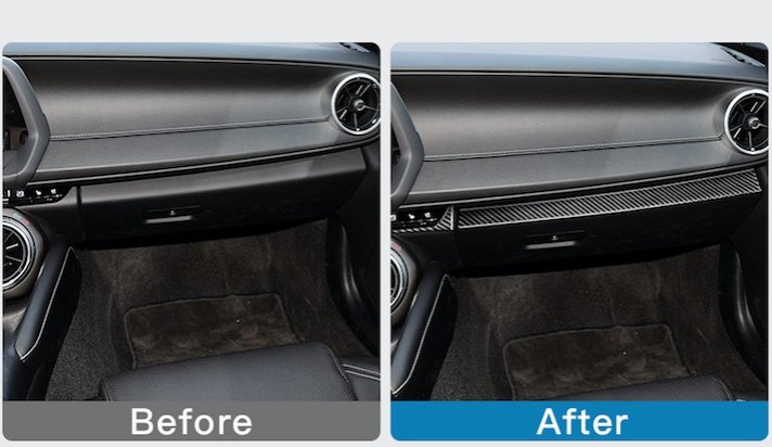 DynaCarbon™️ 5PCS Lower Dash Console Trim Overlay for Chevrolet Camaro 2016-2023