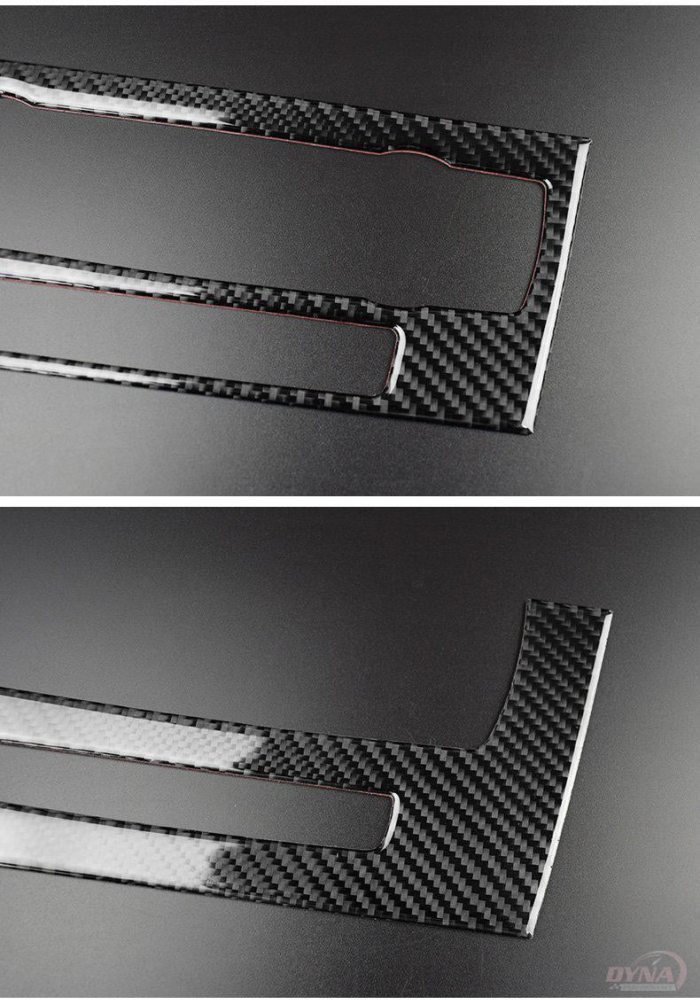 DynaCarbon™️ Carbon Fiber Control Panel Trim Overlay for BMW 3 Series E90 E92 E93