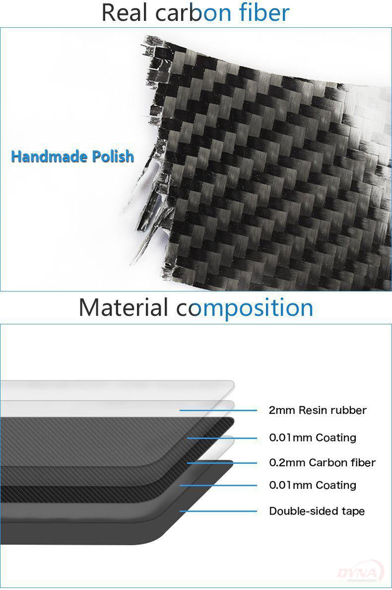 DynaCarbon™️ Carbon Fiber LHD Gear Shift Panel Trim Overlay for BMW 3 Series E90 E92 E93