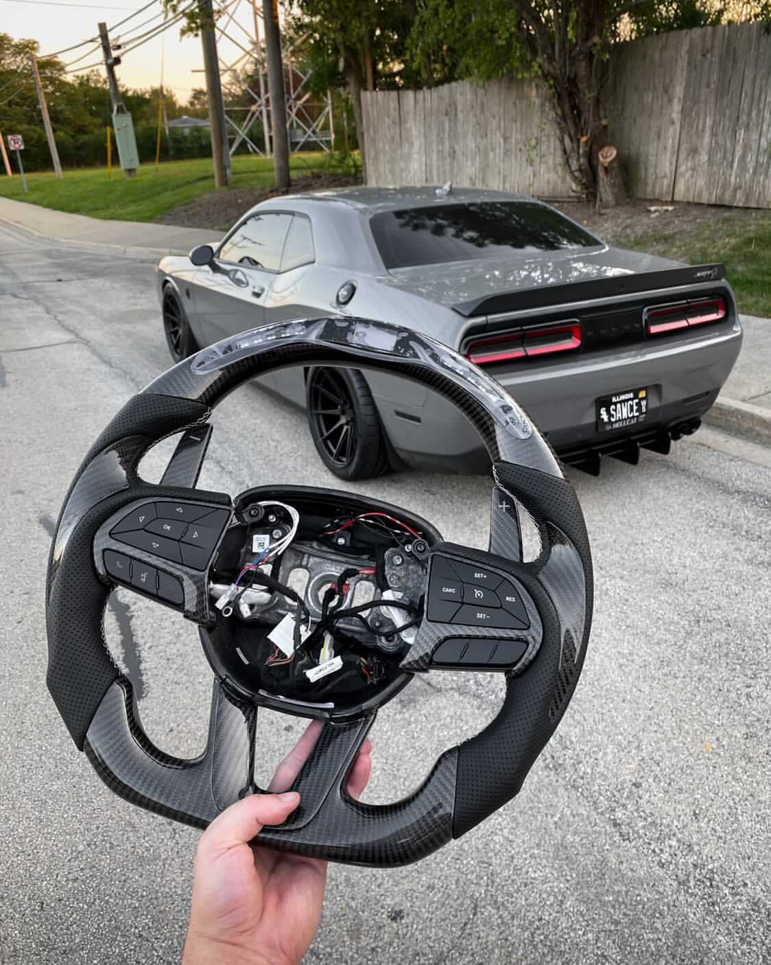 Dodge Charger 2015-2022 Steering Wheel (Also fits: Hellcat)