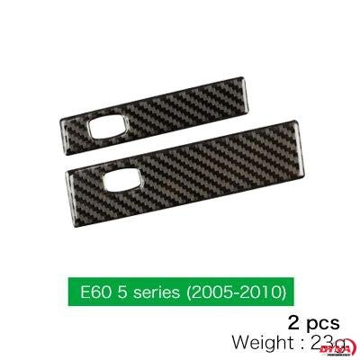 DynaCarbon™️ Carbon Fiber Passenger Cup Holder Trim Overlay for BMW 5 Series E60 520 523 530 2005-2010