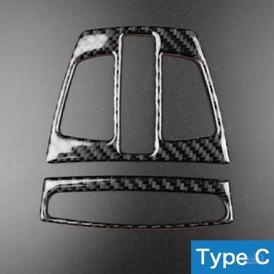 DynaCarbon™️ 2 PCS Full Set Carbon Fiber Dome Reading Light Frame Trim Overlay for BMW F20 F30 F34 F32 X1 F48 X5 F15 X6 F16