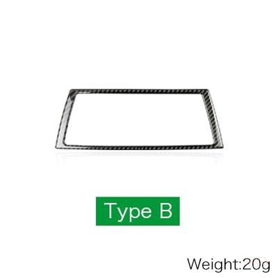 DynaCarbon™️ Carbon Fiber Navigation Screen Frame Trim Overlay for BMW E70 X5 E71 X6