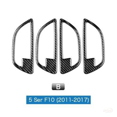 DYNACARBON™️ CARBON FIBER DOOR HANDLE TRIM FOR BMW F10 5 SERIES
