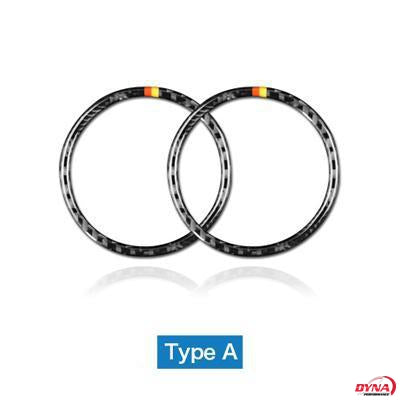 DynaCarbon™️ Carbon Fiber Speaker Trim Overlay for Mercedes Benz GLS ML GLE GL