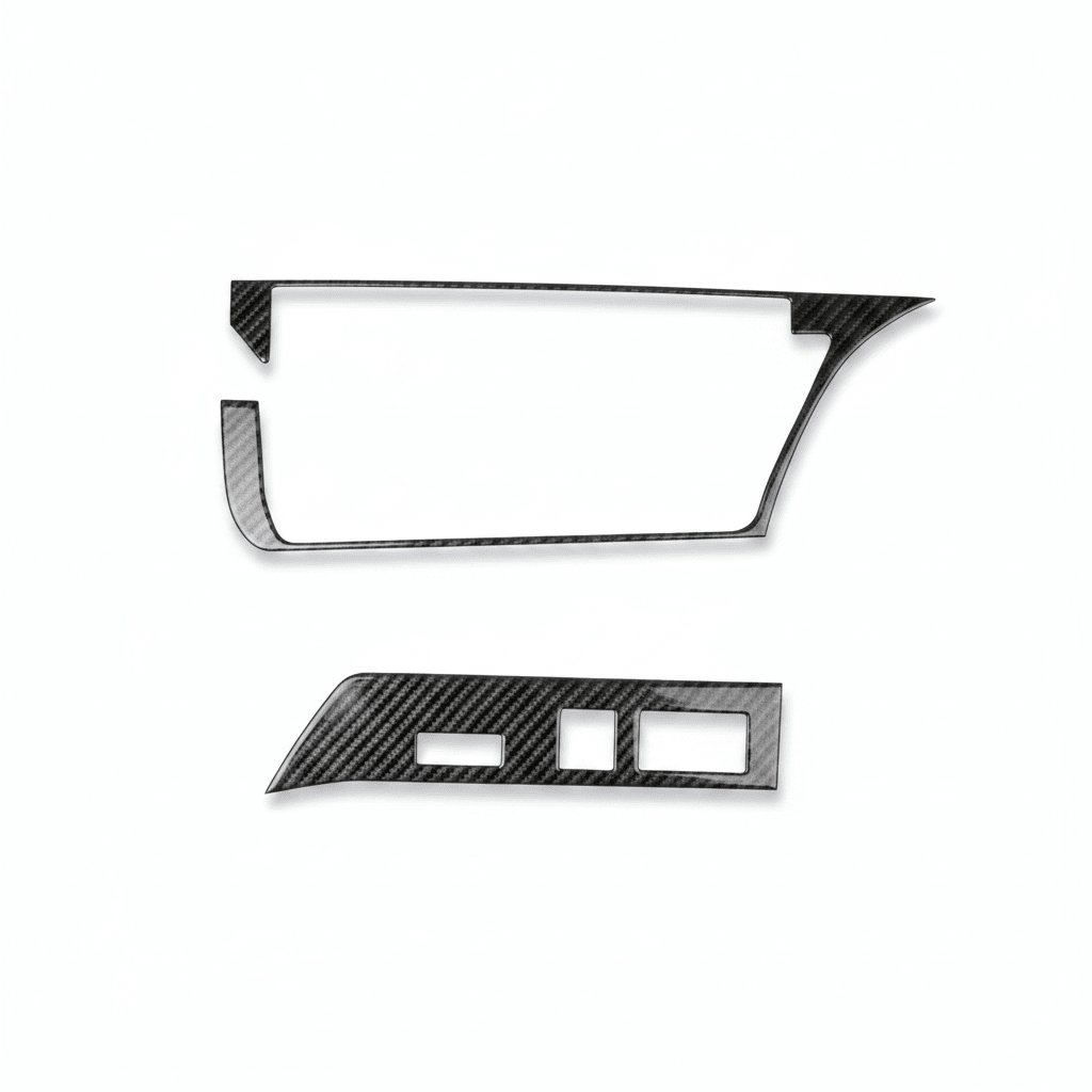 DynaCarbon™️ Carbon Fiber Climate & 12v Trim Toyota Camry 2025-UP