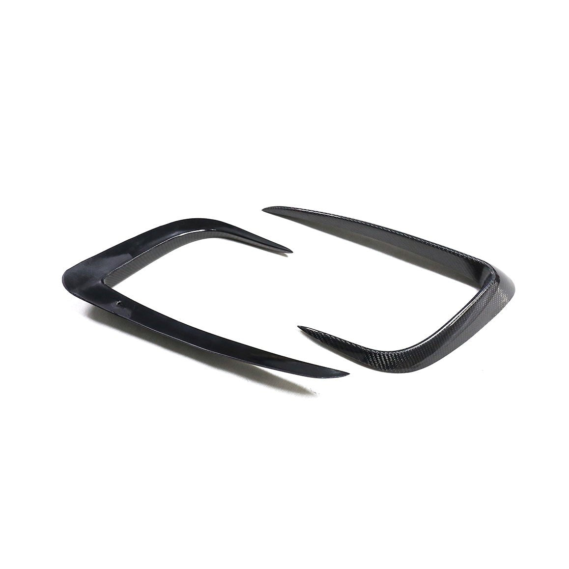 DynaCarbon™️ Carbon Front Bumper Fins for Tesla Model Y 2021-2022