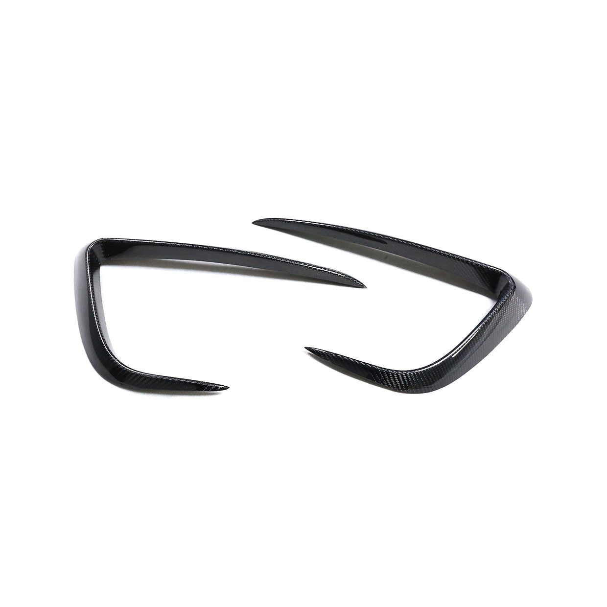 DynaCarbon™️ Carbon Front Bumper Fins for Tesla Model Y 2021-2022