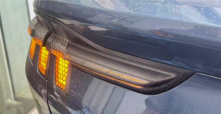 DynaCarbon™️ Carbon Rear Tail Light Cover For Ford Mustang Mach-E 2022
