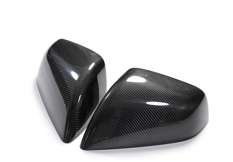 DynaCarbon™ 2 PCS Hard Carbon Fiber Side Mirror Trim Kit for Tesla Model X 2012-2020