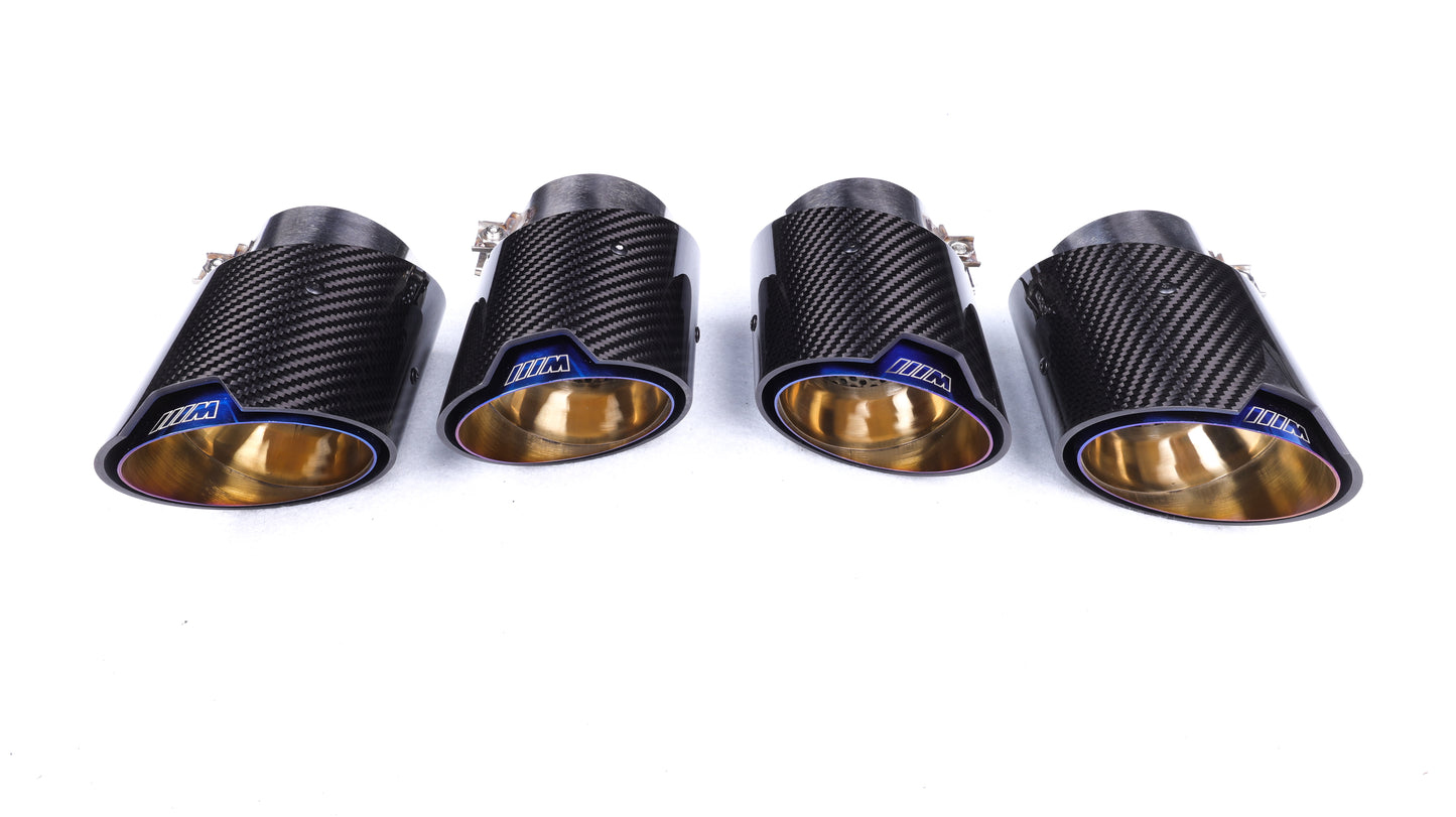 DynaCarbon™️ Carbon Exhaust Tips for BMW G80 G82 G83 M3 M4 2021-2026