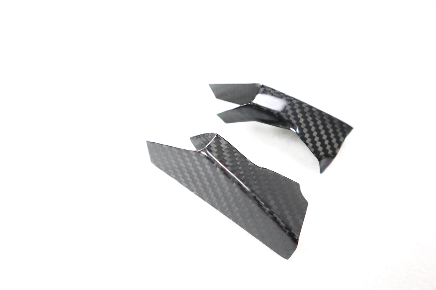 DynaCarbon™ 2 PCS Hard Carbon Fiber Dashboard Side Trim Kit for Tesla Model 3 2017-2023