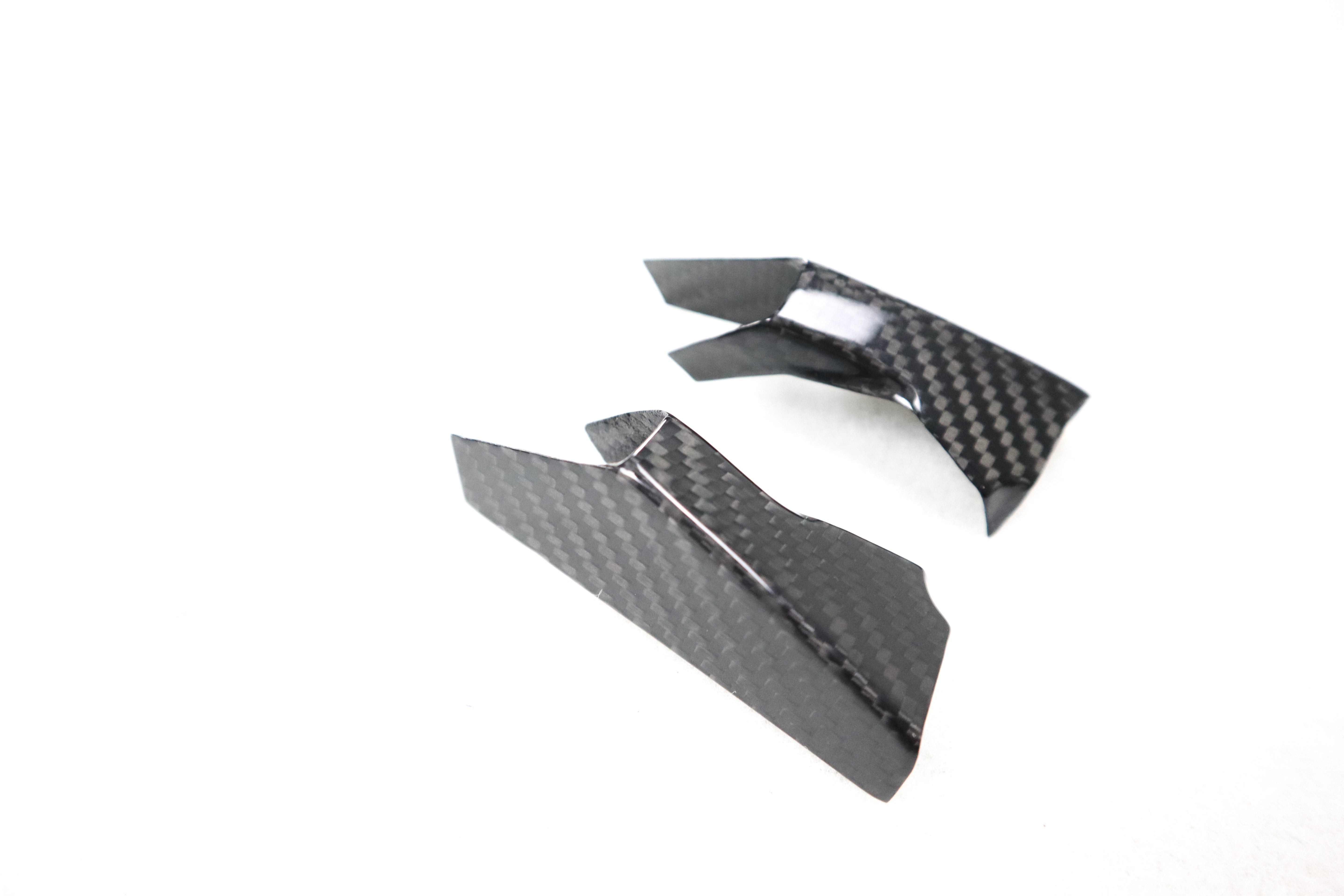 DynaCarbon™ 2 PCS Hard Carbon Fiber Dashboard Side Trim Kit for Tesla Model 3 2017-2023