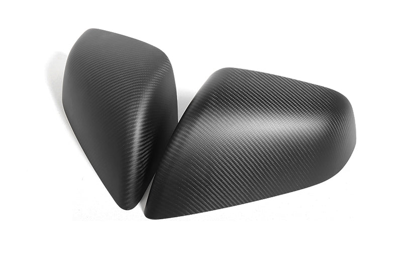DynaCarbon™ 2 PCS Hard Carbon Fiber Side Mirror Trim Kit for Tesla Model X 2012-2020