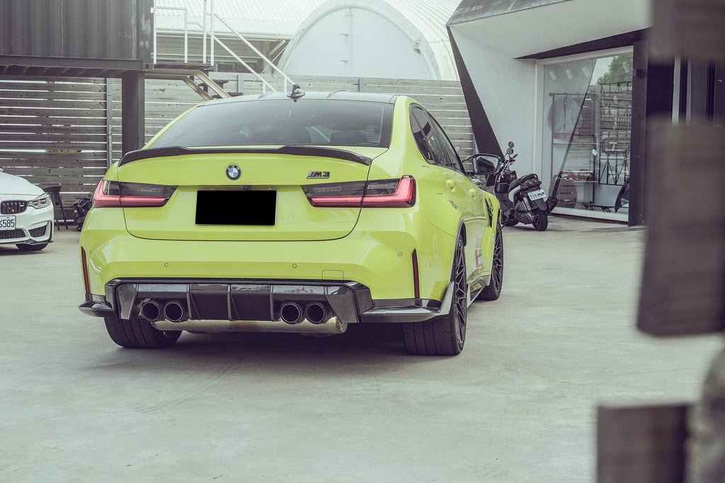 DynaCarbon™️ Carbon OEM Type Rear Diffuser for BMW G80 G82 M3 M4 2021-2026