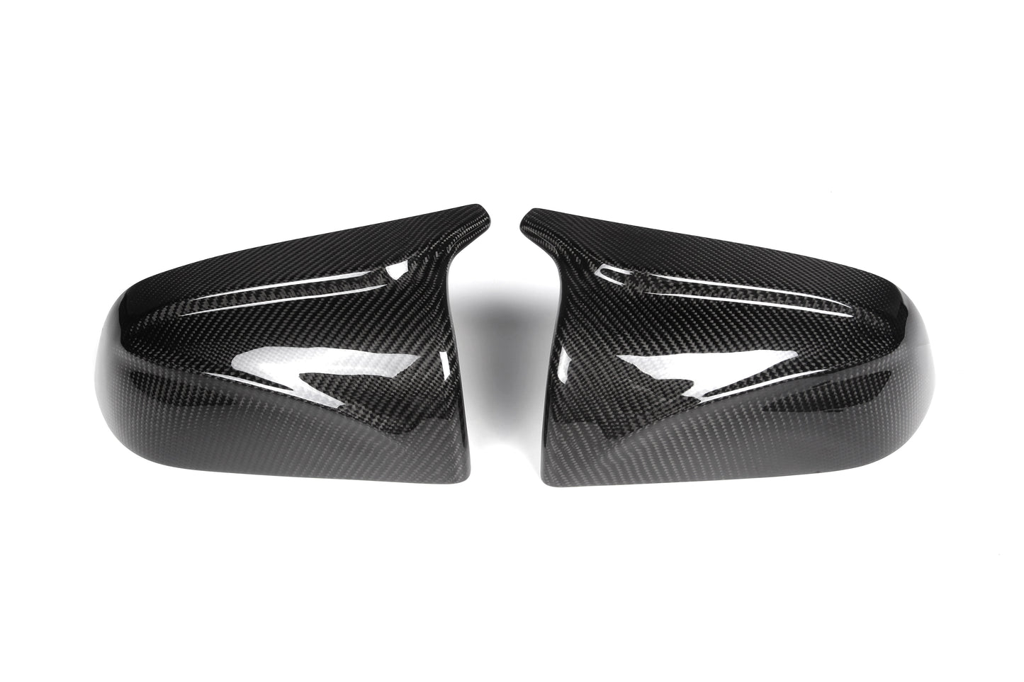 DynaCarbon™ 2 PCS Hard Carbon Fiber Side Mirror Trim Kit for Tesla Model 3 Sport 2017-2023