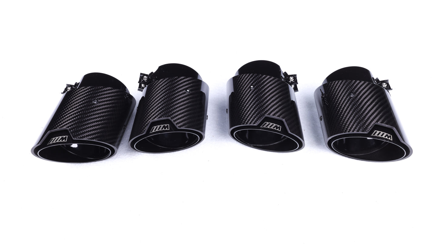 DynaCarbon™️ Carbon Exhaust Tips for BMW G80 G82 G83 M3 M4 2021-2026
