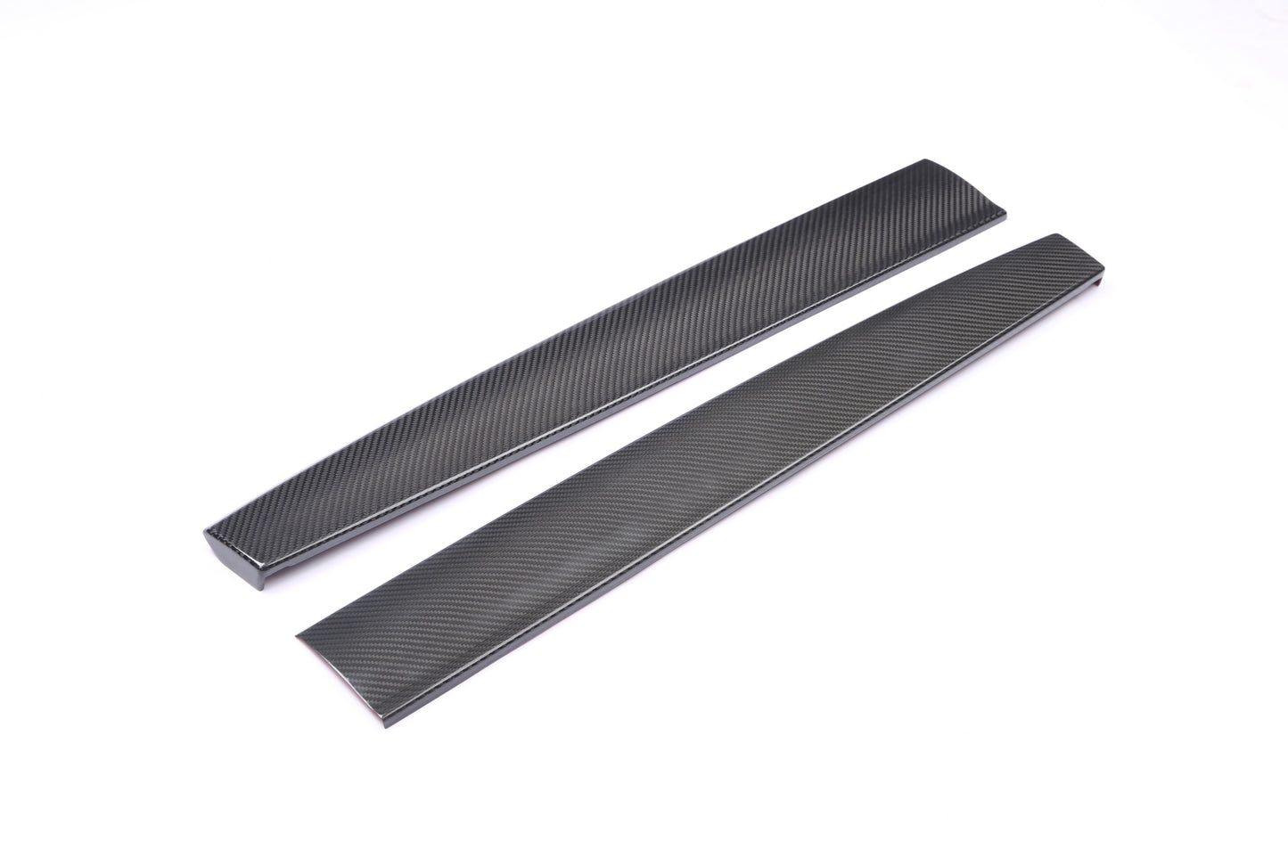 DynaCarbon™ 2 PCS Hard Carbon Fiber Dashboard Trim Kit for Tesla Model 3/Y 2017-2023