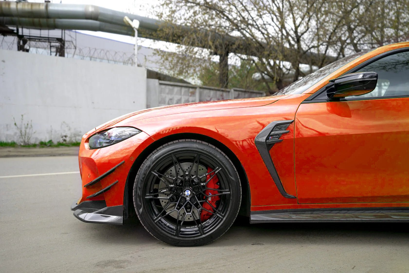 DynaCarbon™️ Carbon AG Type Fender Trims for BMW G80 M3 2021-2026