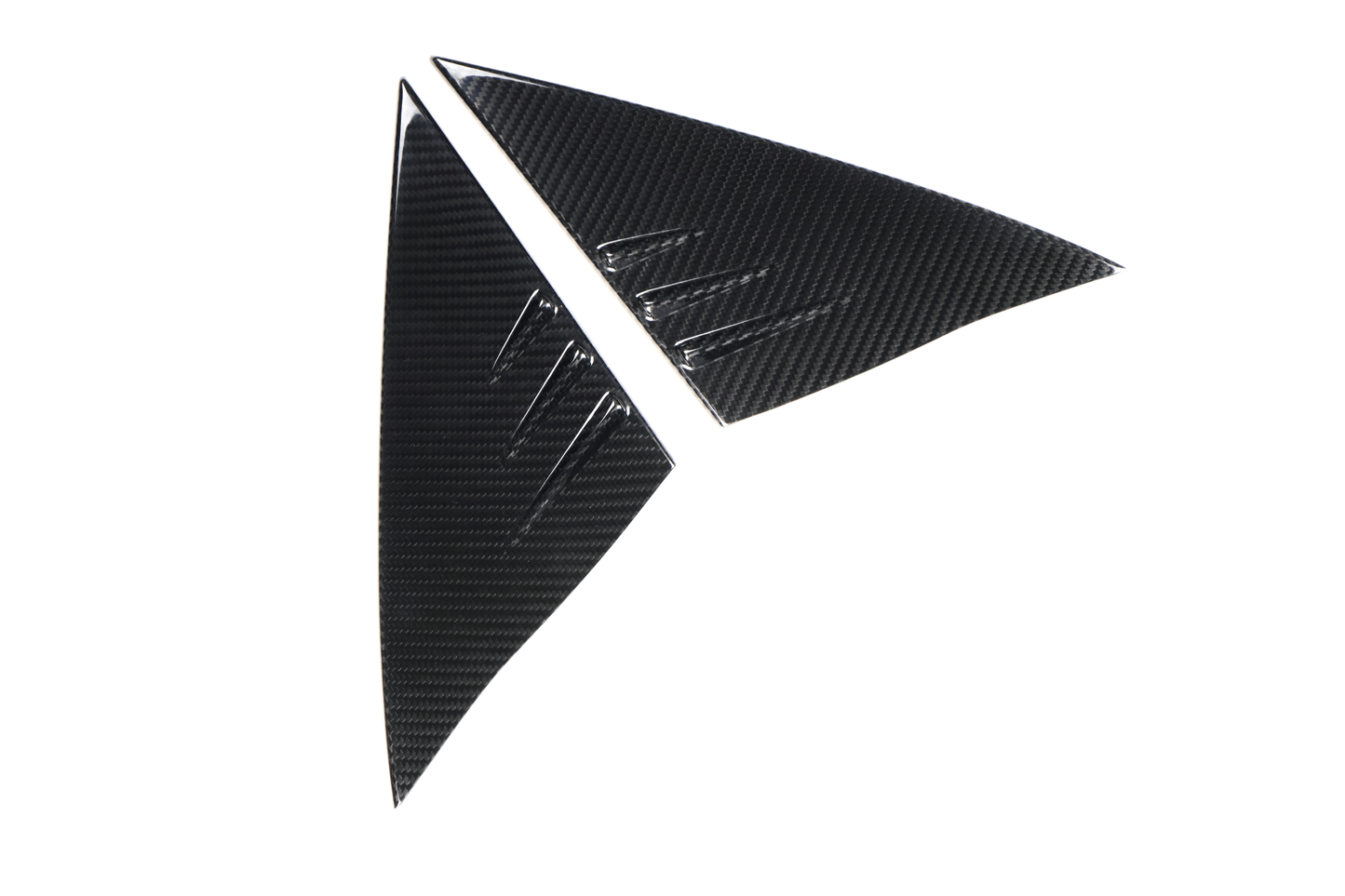 DynaCarbon™ 2 PCS Carbon Fiber A Pillar Trim Kit for Tesla Model 3 2017-2023