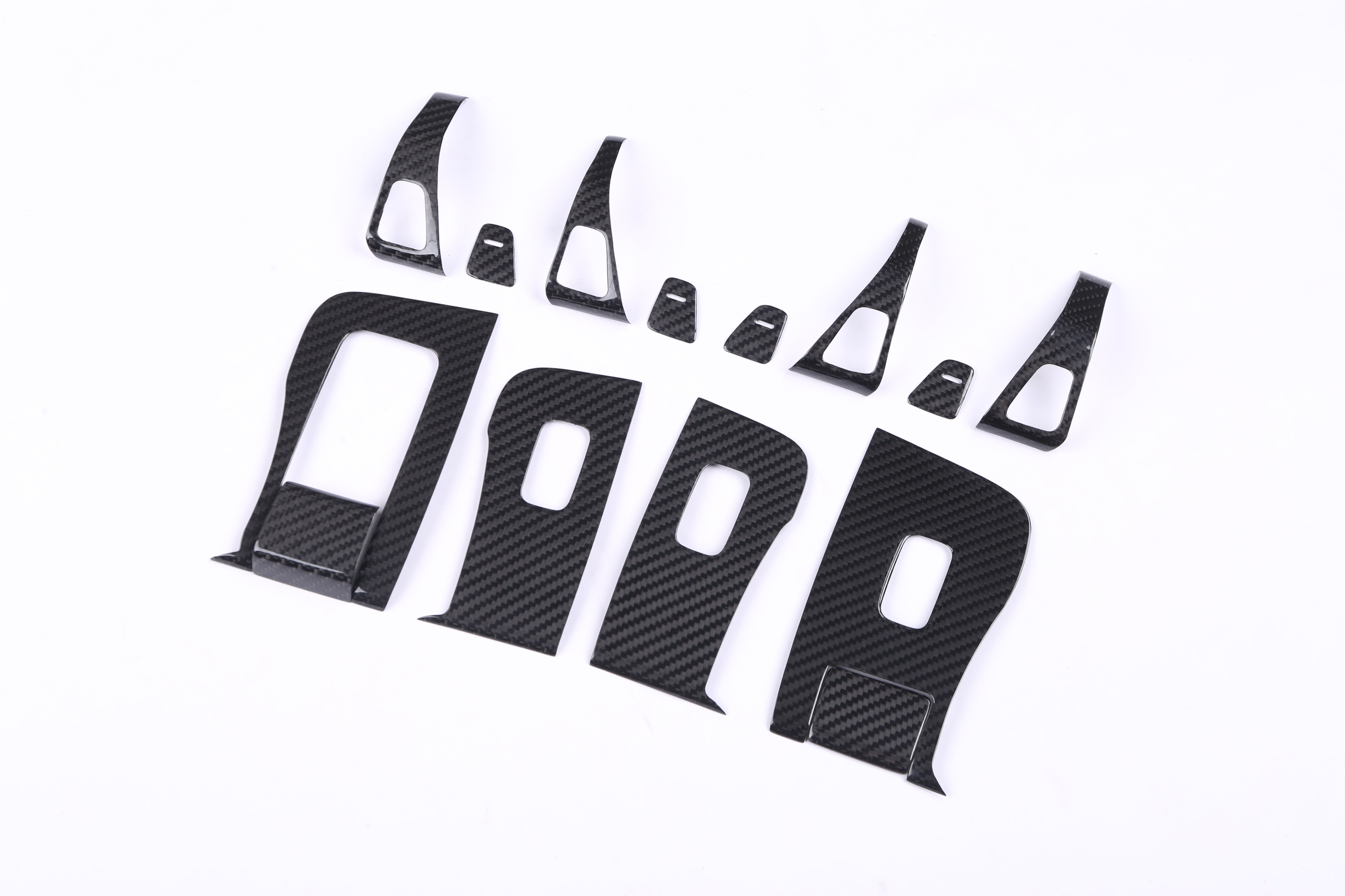 DynaCarbon™ Carbon Fiber Window and Door Trim Kit LHD for Tesla Model 3 2017-2020