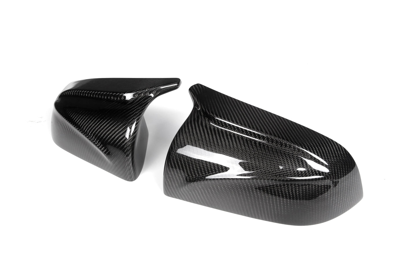 DynaCarbon™ 2 PCS Hard Carbon Fiber Side Mirror Trim Kit for Tesla Model 3 Sport 2017-2023